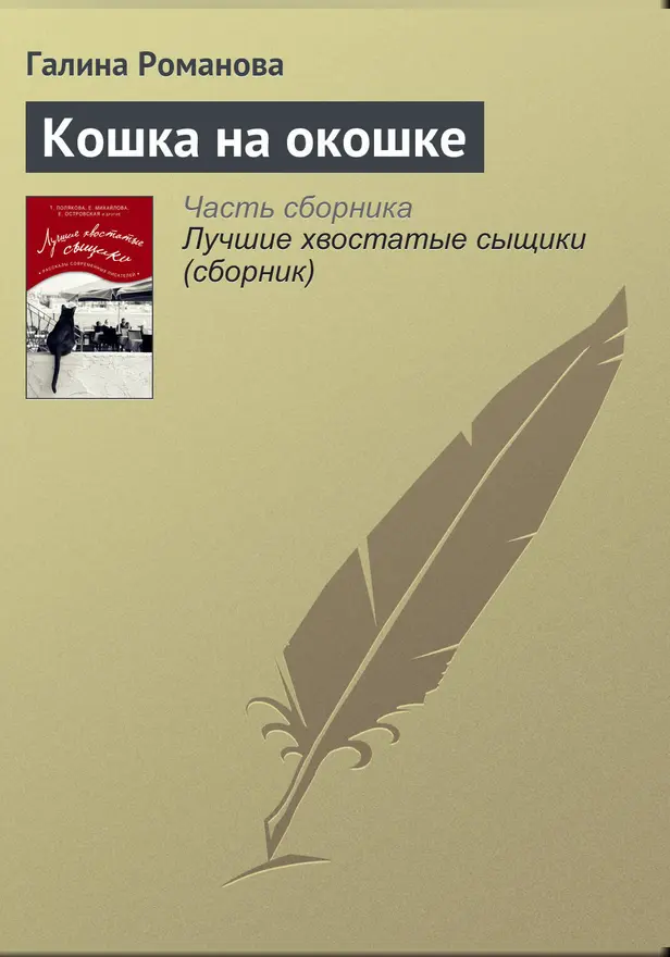 Кошка на окошке. Обложка