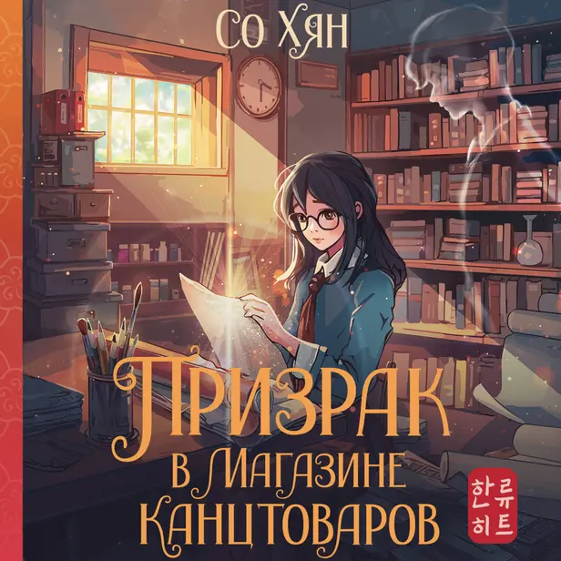 Призрак в магазине канцтоваров. Обложка