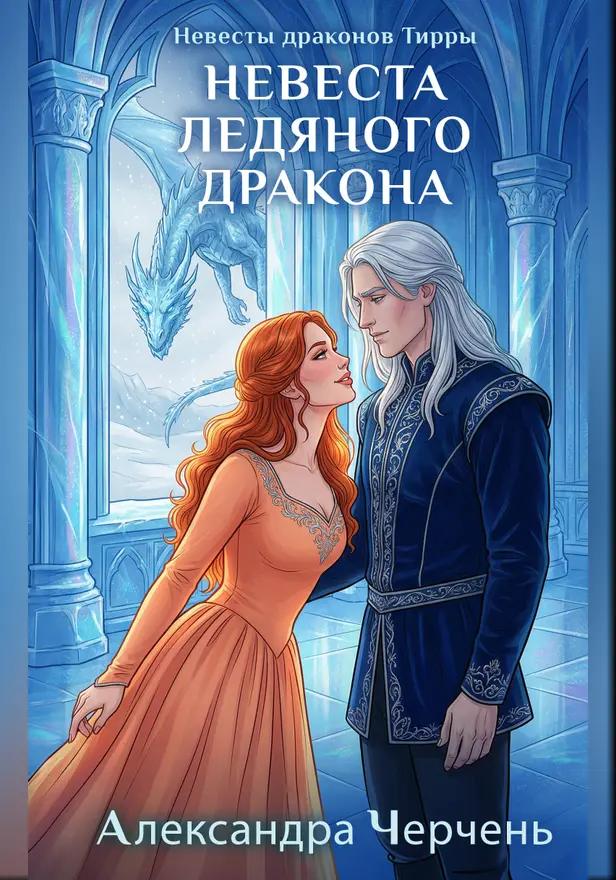 Невесты драконов Тирры. Невеста ледяного дракона. Обложка