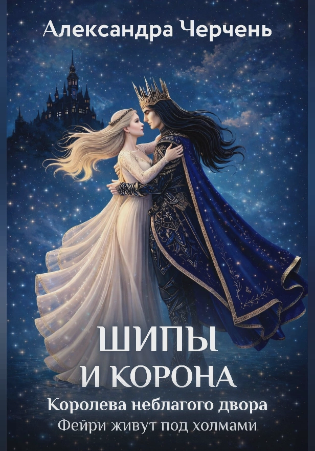 Фейри живут под холмами. Шипы и корона. Королева неблагого двора. Обложка