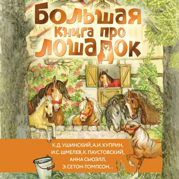 Большая книга про лошадок. Обложка