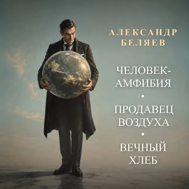 Человек-амфибия. Продавец воздуха. Вечный хлеб. Обложка