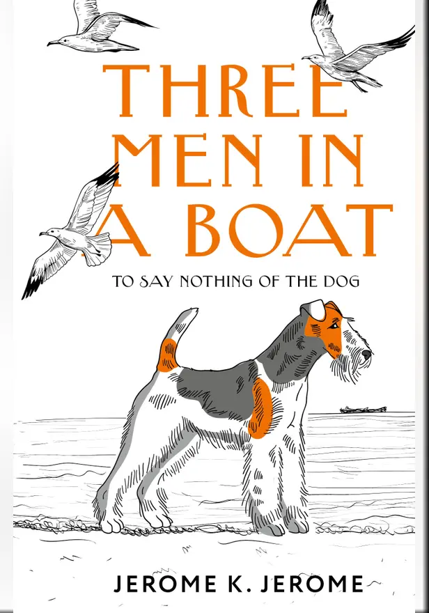 Three Men in a Boat (To say Nothing of the Dog). Обложка