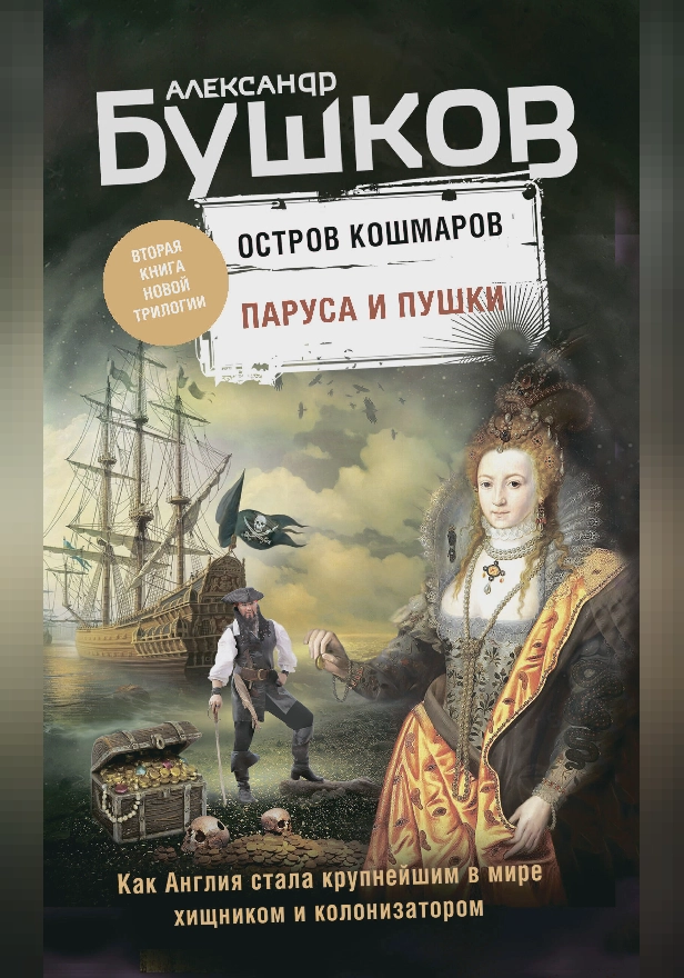 Остров кошмаров. Паруса и пушки. Обложка