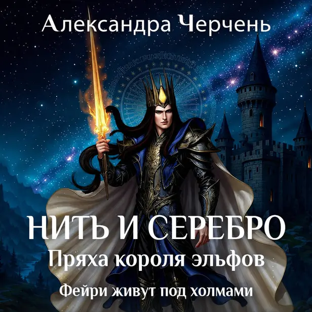 Нить и серебро. Пряха короля эльфов. Обложка