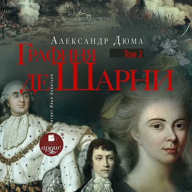 Графиня де Шарни. Том второй. Обложка