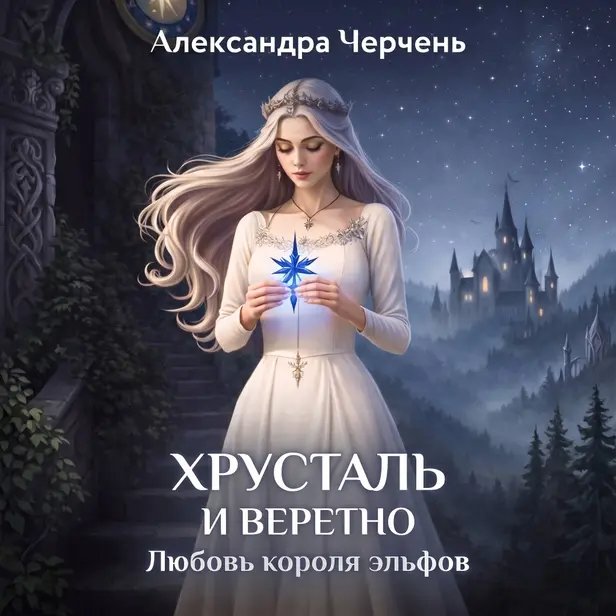 Хрусталь и веретено. Любовь короля эльфов. Обложка