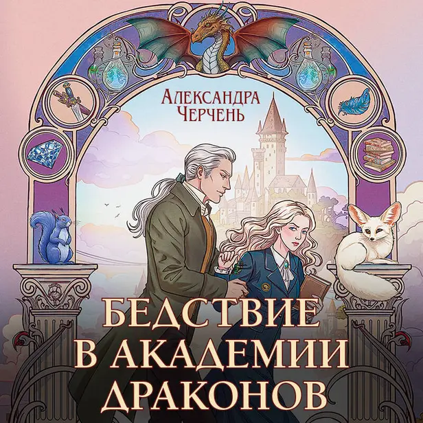 Бедствие в академии драконов. Обложка