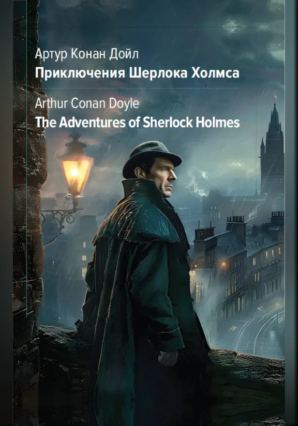 Приключения Шерлока Холмса = The Adventures of Sherlock Holmes. Обложка