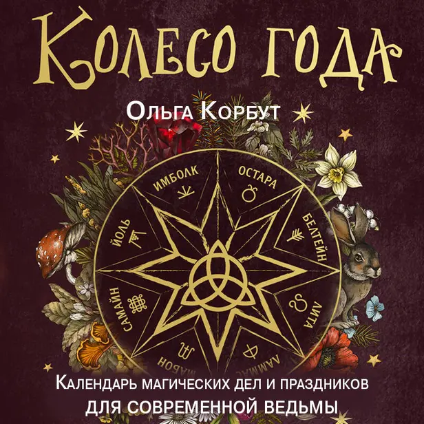 Колесо года. Календарь магических дел и праздников для современной ведьмы. Обложка