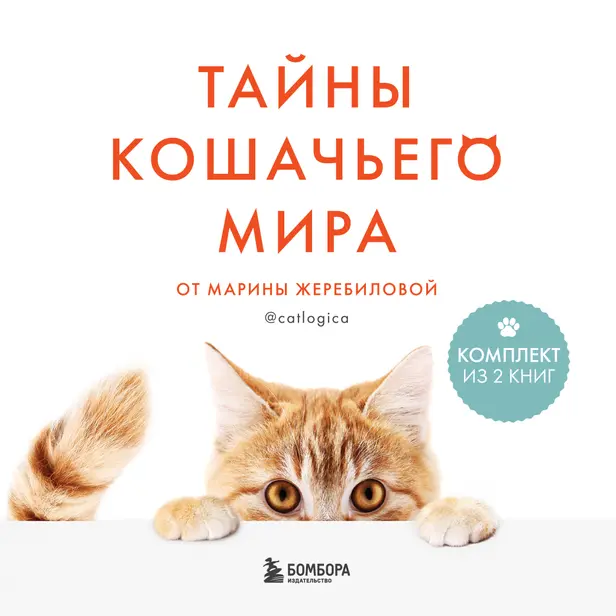 Тайны кошачьего мира от Марины Жеребиловой. Обложка