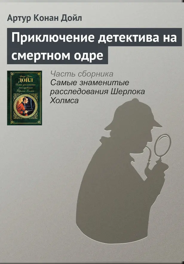 Приключение детектива на смертном одре. Обложка