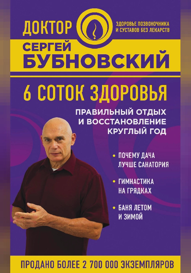 6 соток здоровья. Правильный отдых и восстановление круглый год. Обложка