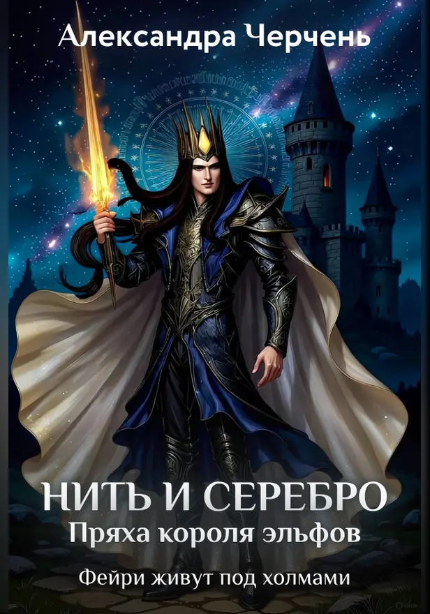 Нить и серебро. Пряха короля эльфов. Обложка