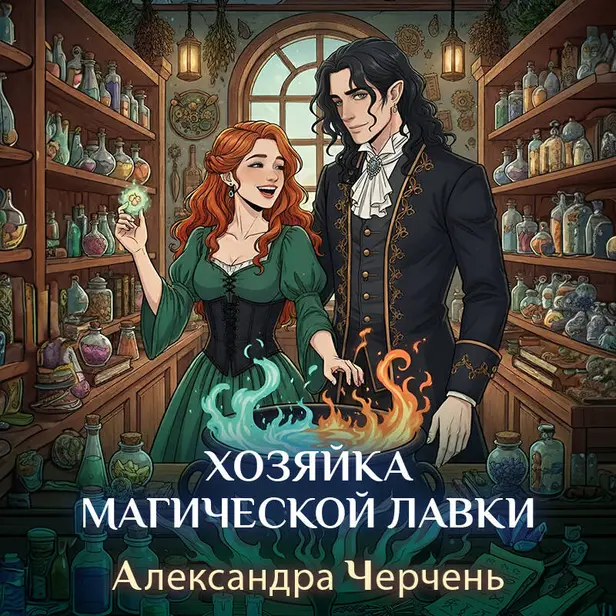 Хозяйка магической лавки. Обложка