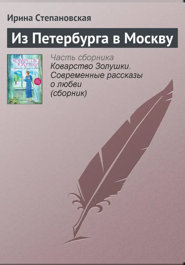 Из Петербурга в Москву. Обложка