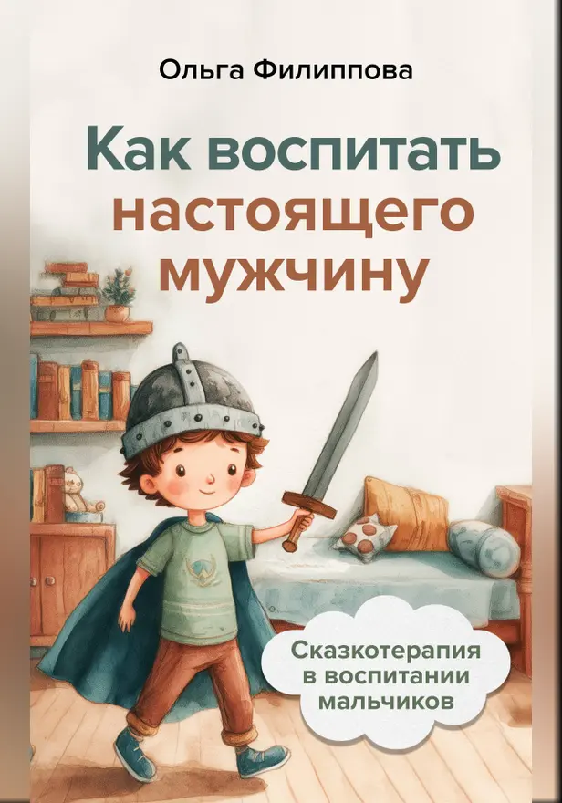 Сказкотерапия в воспитании мальчиков. Как воспитать настоящего мужчину. Обложка
