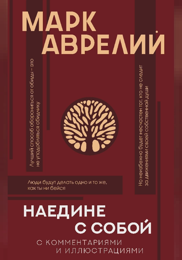 Наедине с собой с комментариями и иллюстрациями. Обложка
