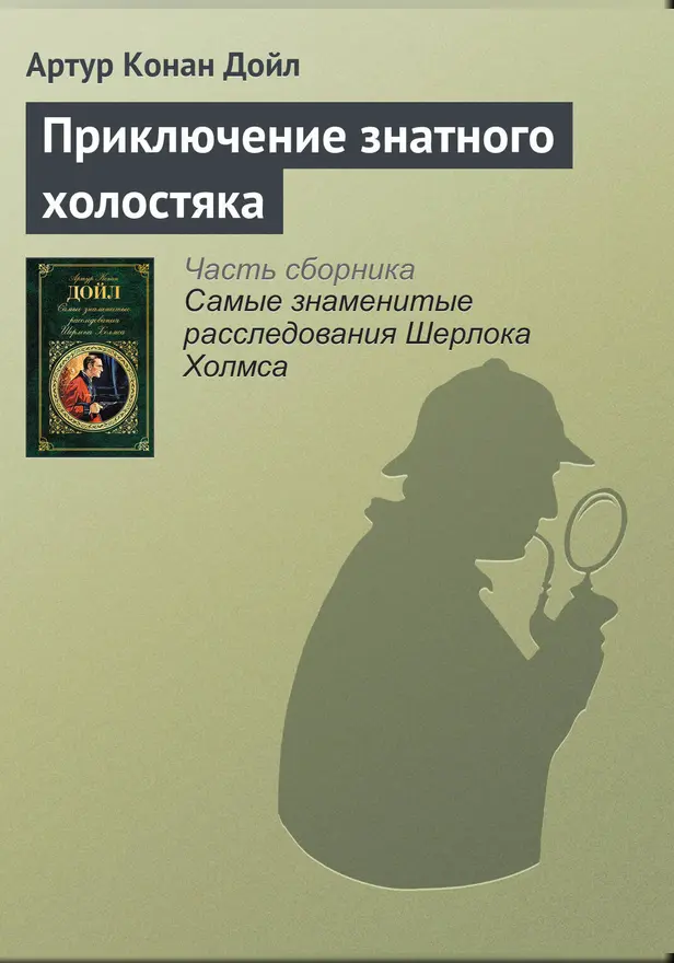 Приключение знатного холостяка (рассказ). Обложка