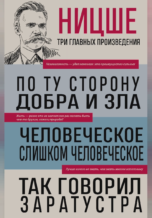 Фридрих Ницше. По ту сторону добра и зла. Человеческое, слишком человеческое. Так говорил Заратустра. Обложка