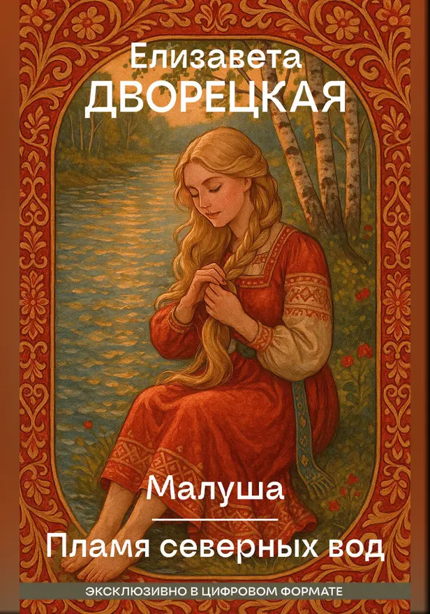 Малуша. Пламя северных вод. Книга вторая. Обложка