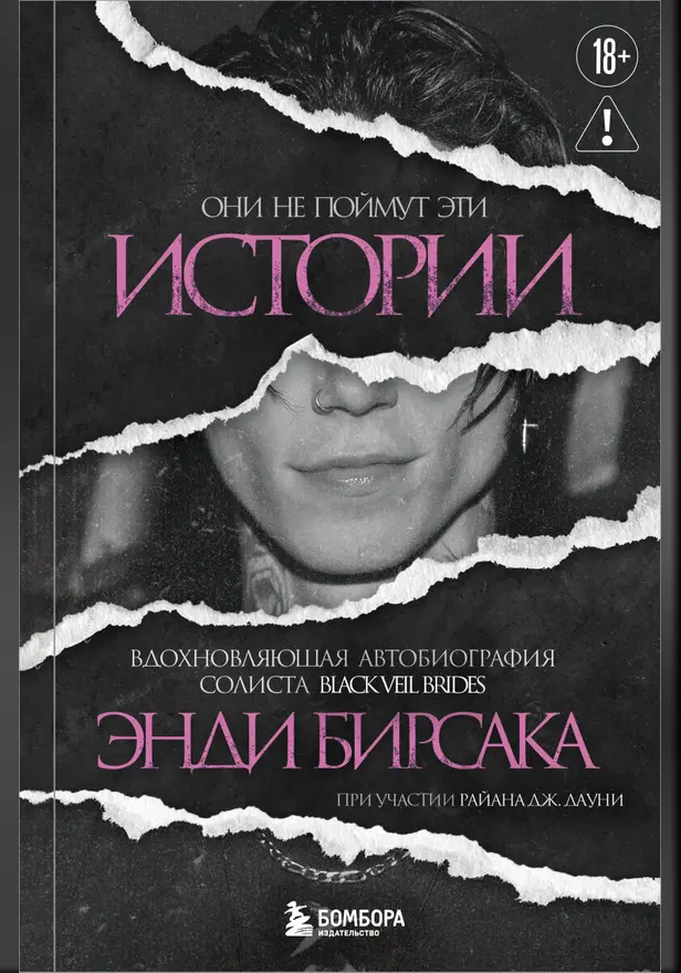 Они не поймут эти истории: Вдохновляющая автобиография солиста Black Veil Brides Энди Бирсака. Обложка