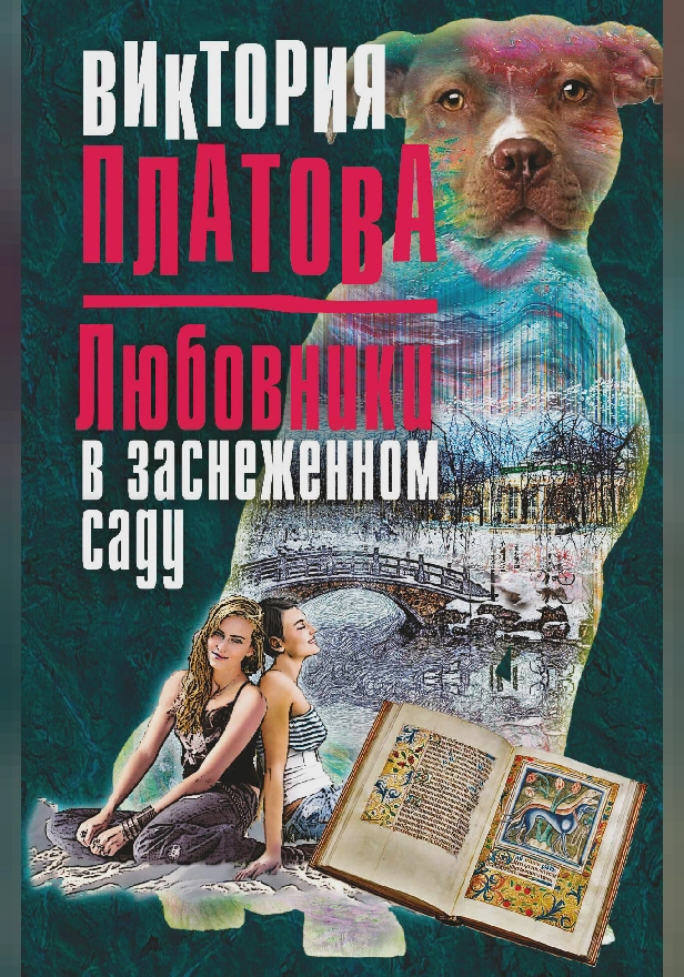 Любовники в заснеженном саду. Обложка