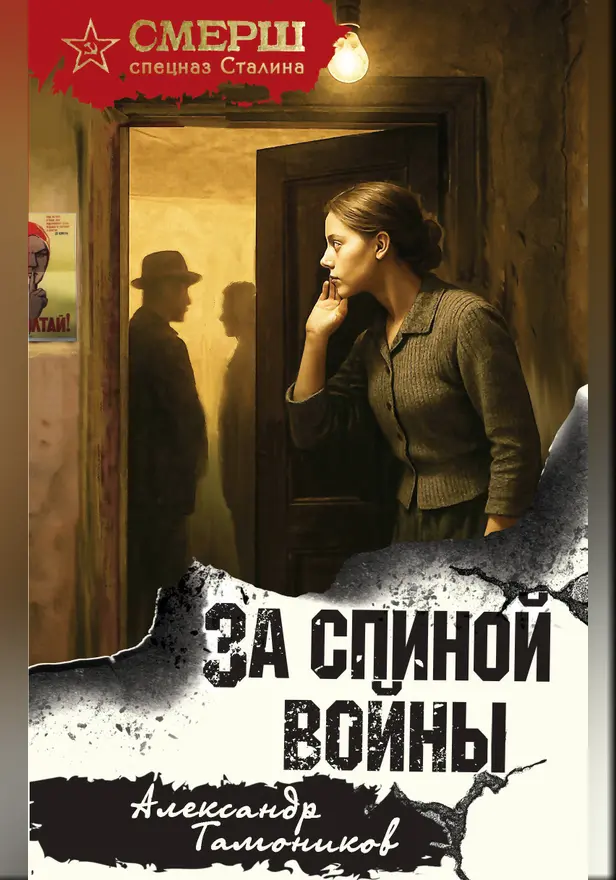 За спиной войны. Обложка