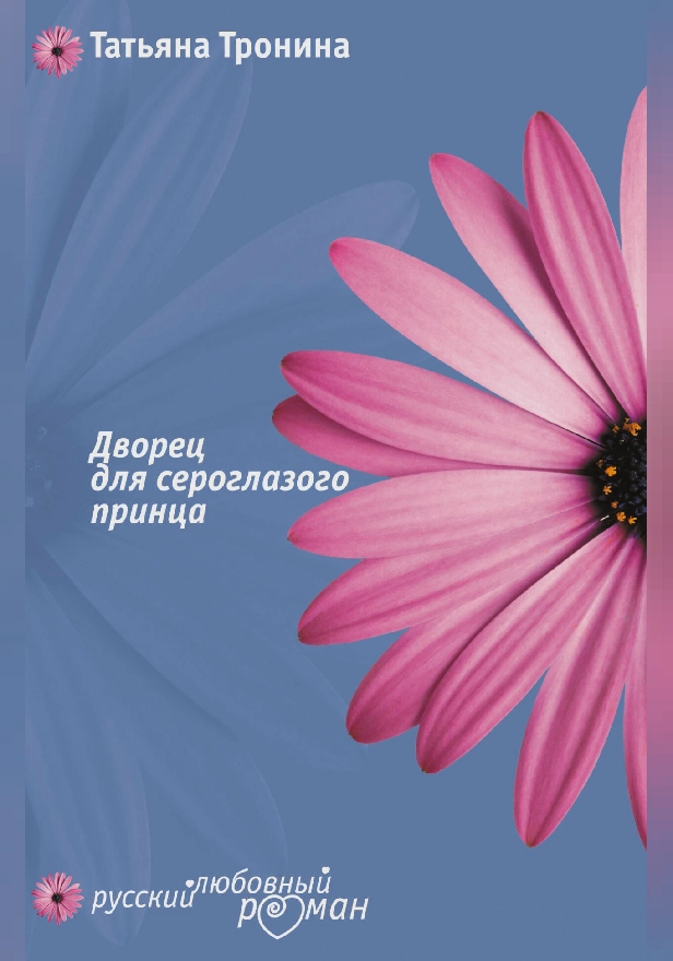 Дворец для сероглазого принца. Обложка