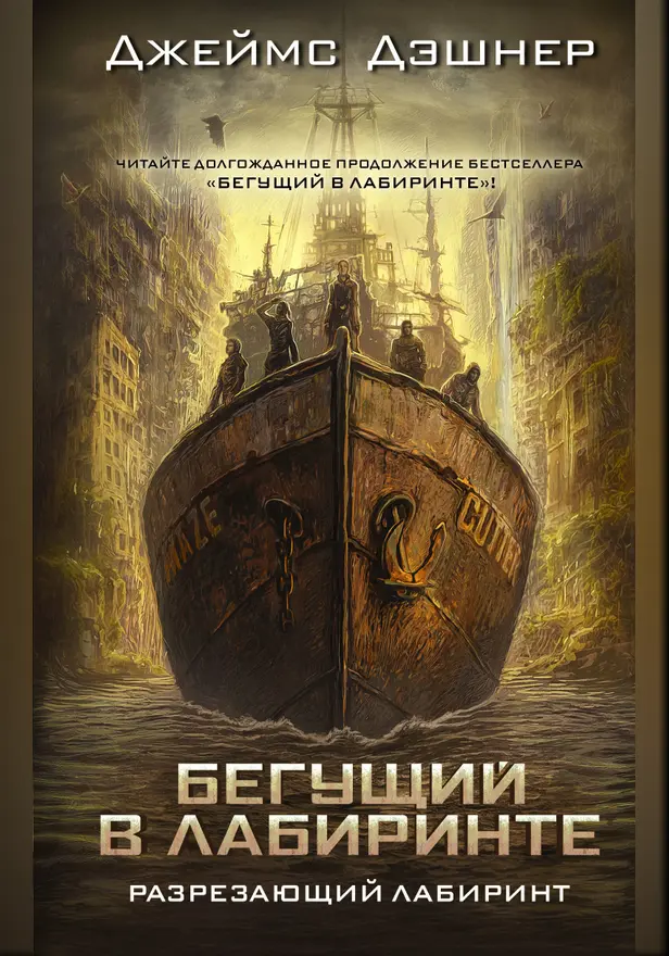 Разрезающий лабиринт. Обложка