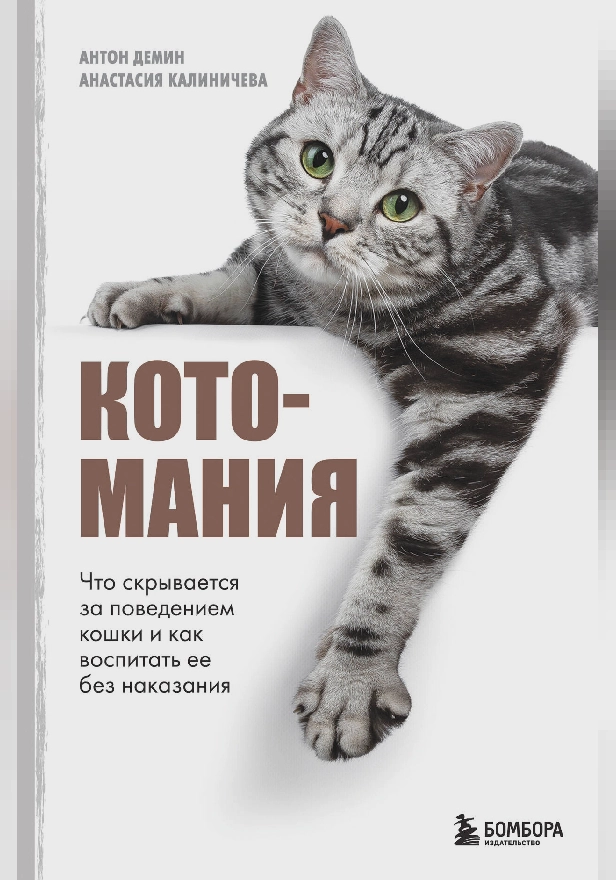 Котомания. Что скрывается за поведением кошки и как воспитать ее без наказания. Обложка