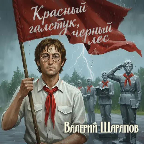 Красный галстук, черный лес. Обложка
