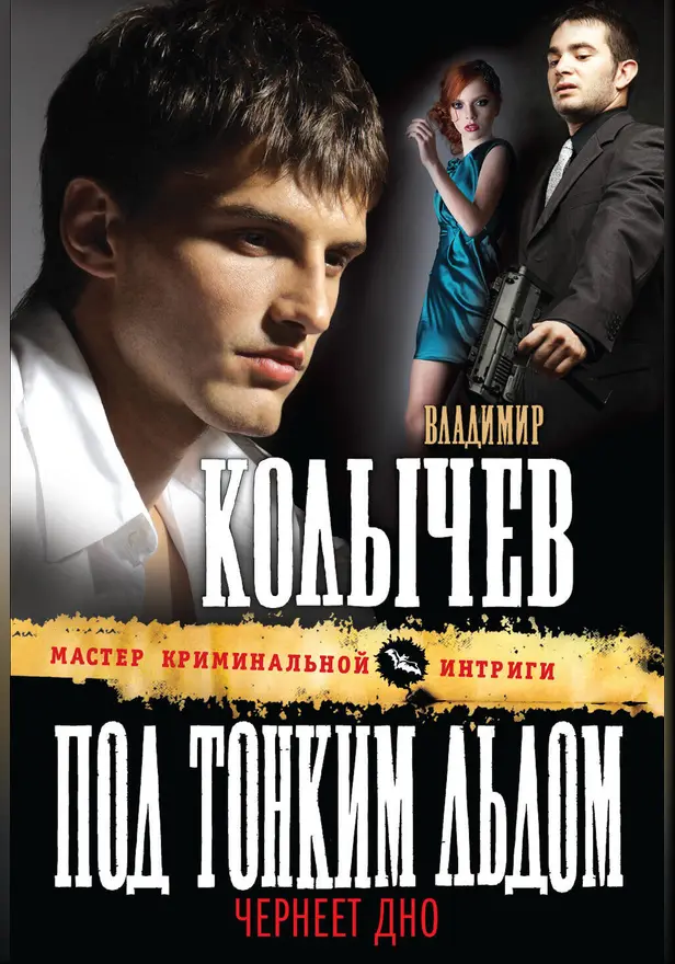 Под тонким льдом чернеет дно. Обложка