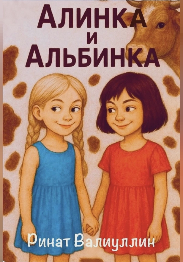 Алинка и Альбинка. Обложка