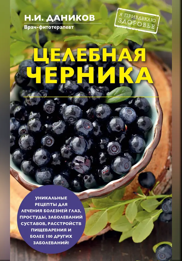 Целебная черника. Обложка