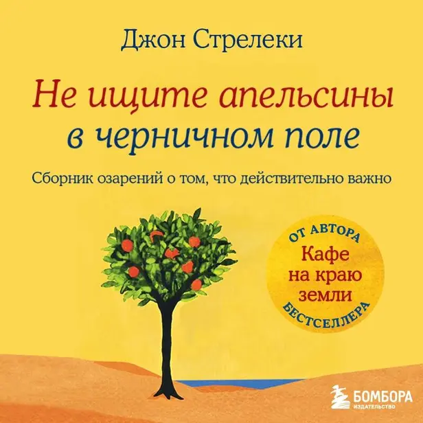 Не ищите апельсины в черничном поле. Сборник озарений о том, что действительно важно #1. Обложка