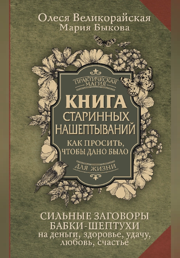 Книга старинных нашептываний. Как просить, чтобы дано было. Сильные заговоры бабки-шептухи на деньги, здоровье, удачу, любовь, счастье. Обложка