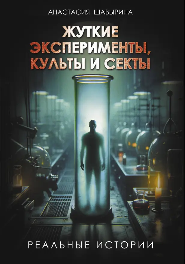 Жуткие эксперименты, культы и секты. Реальные истории. Обложка