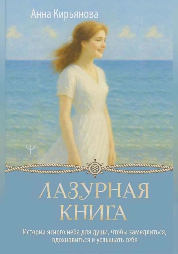 Лазурная книга. Истории ясного неба для души, чтобы замедлиться, вдохновиться и услышать себя. Обложка