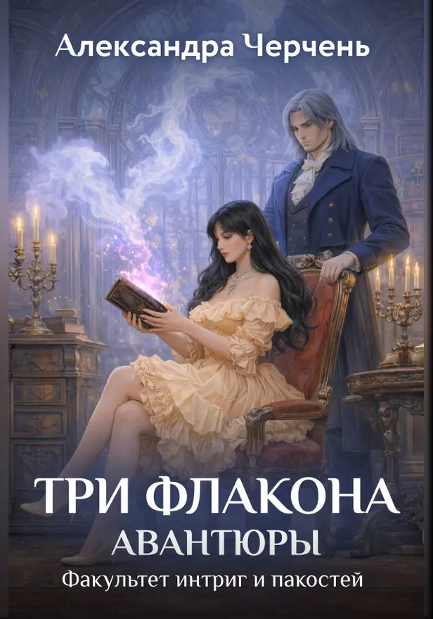 Факультет интриг и пакостей. Книга первая. Три флакона авантюры. Обложка