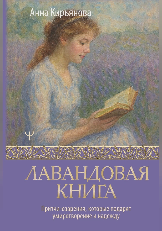 Лавандовая книга. Притчи-озарения, которые подарят умиротворение и надежду. Обложка