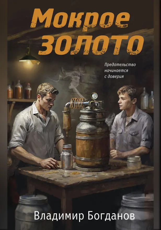 Мокрое золото. Обложка