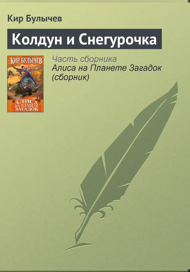 Колдун и Снегурочка. Обложка