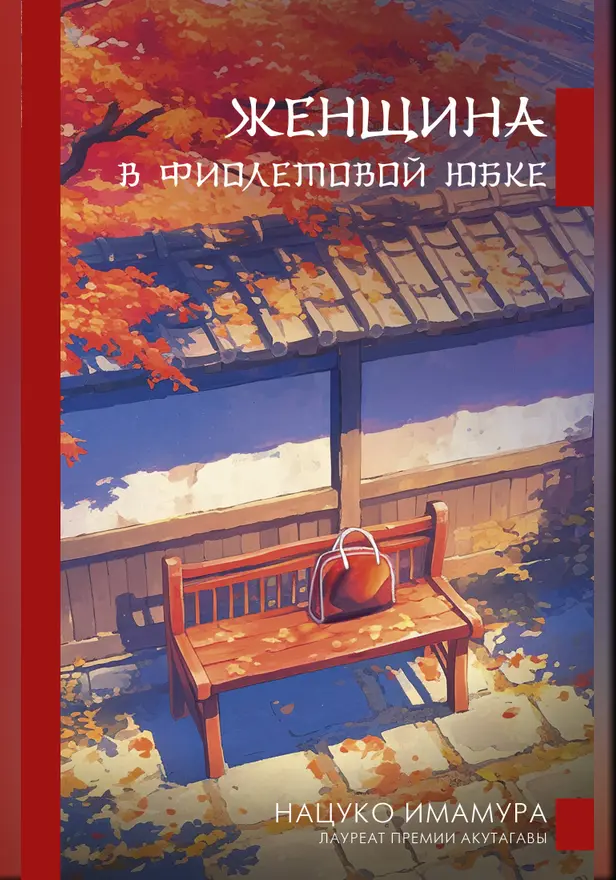 Женщина в фиолетовой юбке. Обложка