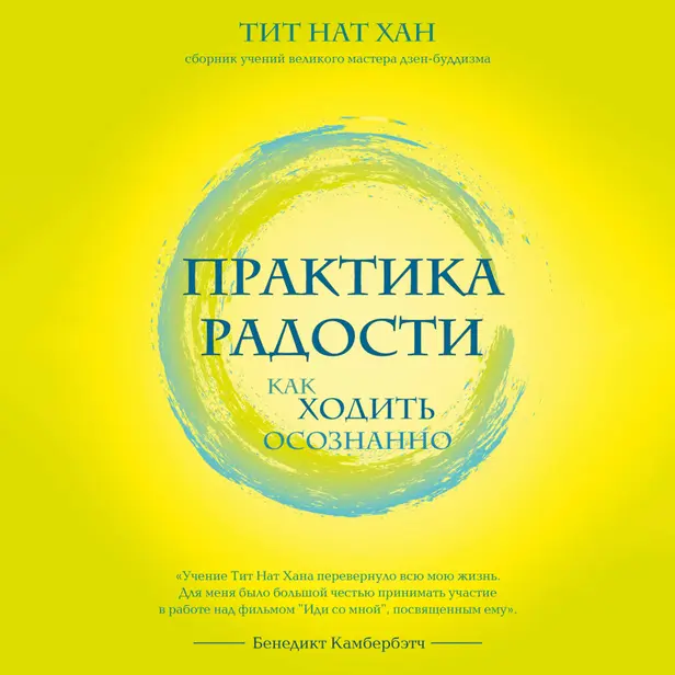 Практика радости. Как ходить осознанно. Обложка