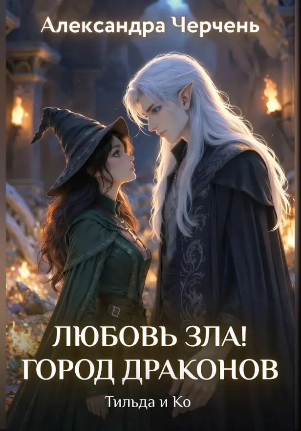 Тильда и Ко. Любовь зла! Город драконов. Обложка