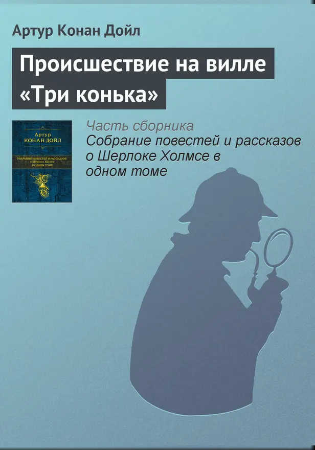 Происшествие на вилле "Три конька". Обложка