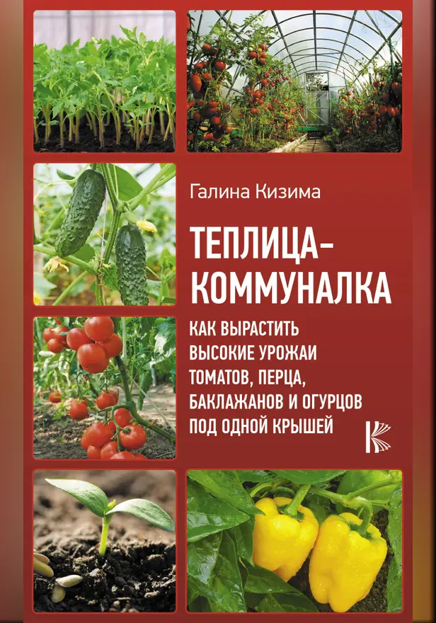 Теплица-коммуналка. Как вырастить высокие урожаи томатов, перца, баклажанов и огурцов под одной крышей. Обложка