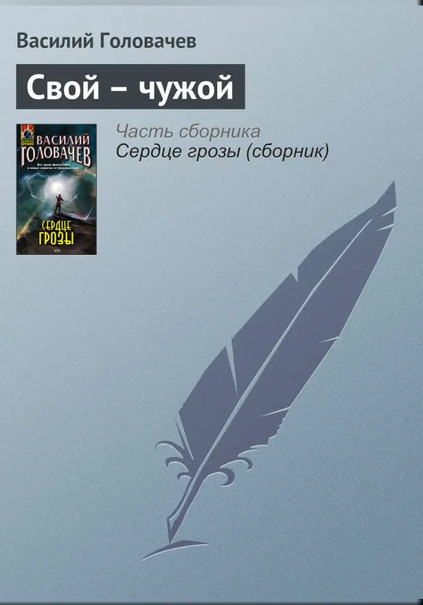 Свой – чужой. Обложка