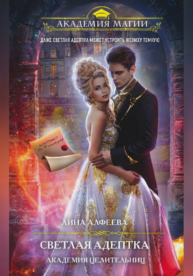 Светлая адептка. Академия целительниц. Обложка